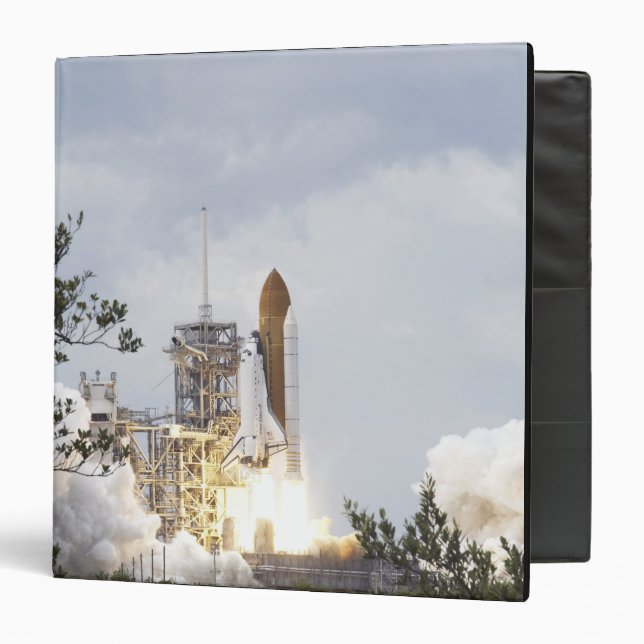 Space Shuttle Atlantis lifts off 3 Ring Binder (Front/Inside)