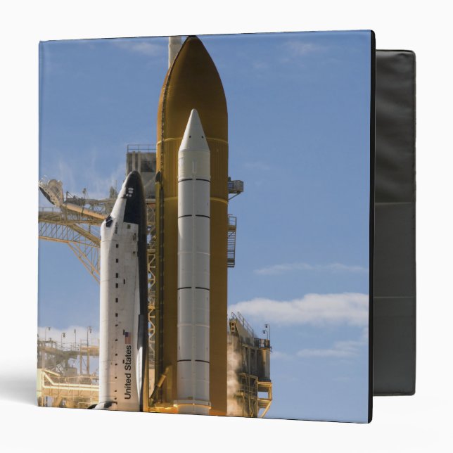 Space Shuttle Atlantis lifts off 5 3 Ring Binder (Front/Inside)