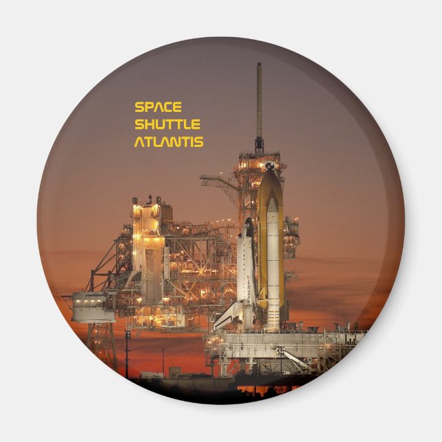 Space Shuttle Atlantis Magnet (Front)