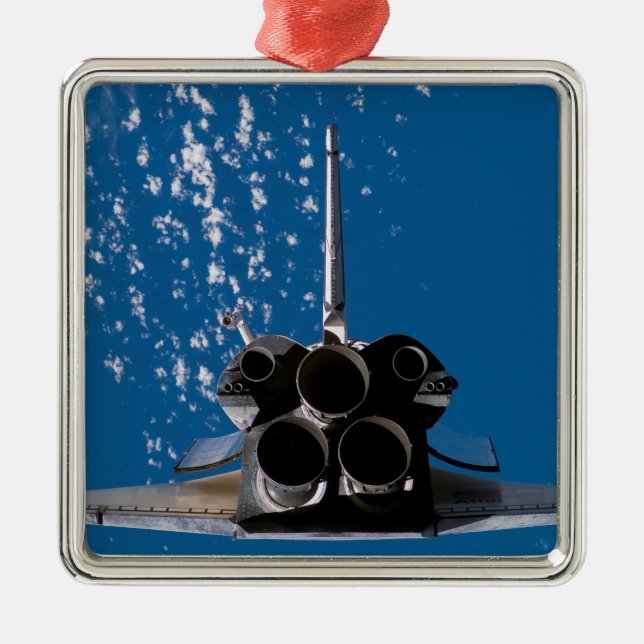 Space Shuttle Atlantis Metal Ornament (Front)