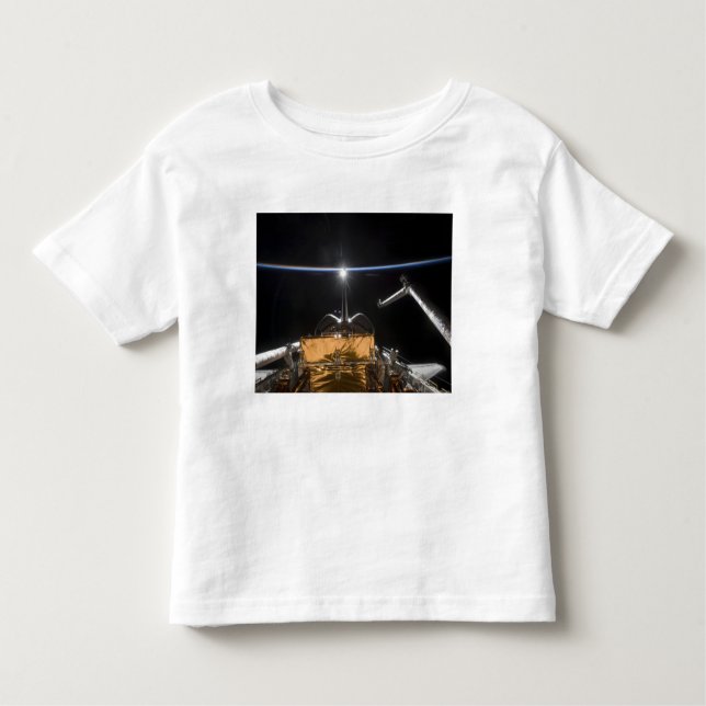 Space Shuttle Atlantis' payload bay Toddler T-shirt (Front)
