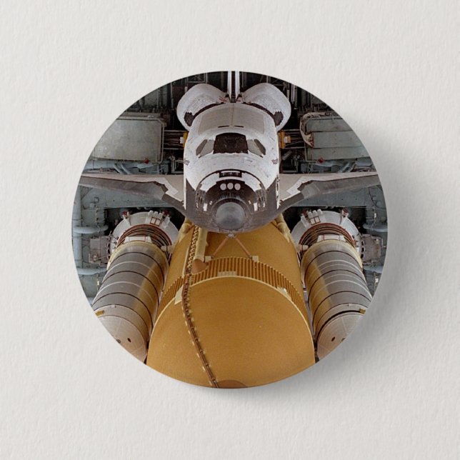 Space Shuttle Atlantis Pinback Button (Front)