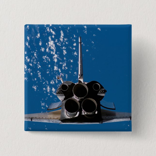 Space Shuttle Atlantis Pinback Button (Front)