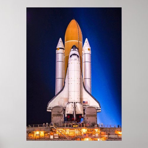 Space Shuttle Atlantis Poster