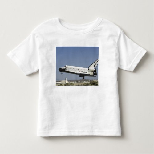 Space Shuttle Atlantis prepares for landing Toddler T_shirt