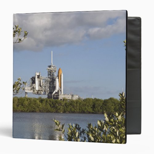 Space Shuttle Atlantis sits ready 3 Ring Binder