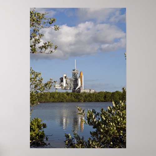Space Shuttle Atlantis sits ready Poster