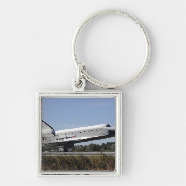 Space shuttle Atlantis touches down Keychain (Front)