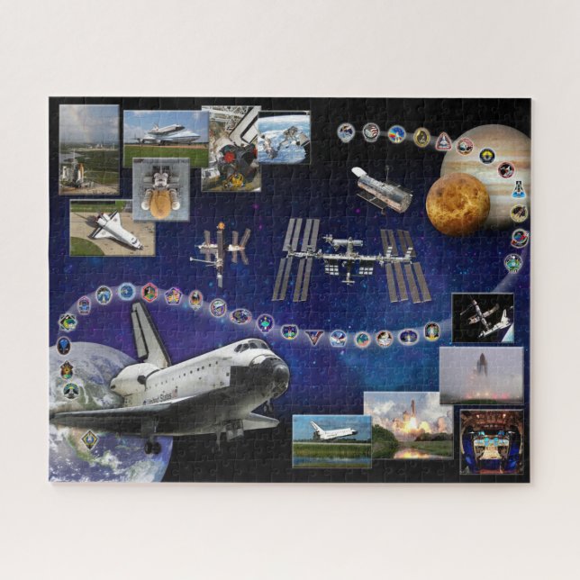 Space Shuttle Atlantis Tribute  Jigsaw Puzzle (Horizontal)