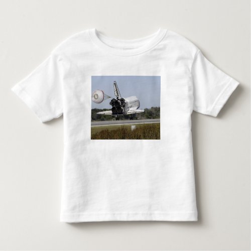 Space shuttle Atlantis unfurls its drag chute 2 Toddler T_shirt