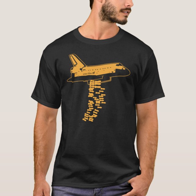 Space Shuttle Bomber T-Shirt (Front)