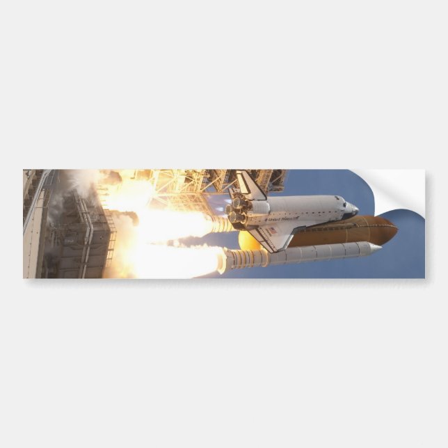 Space Shuttle Bumper Sticker (Front)