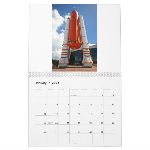 Space Shuttle Calendar Zazzle