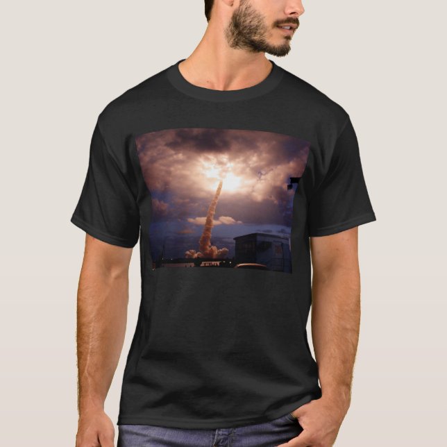 Space Shuttle Challenger Launch T-Shirt (Front)