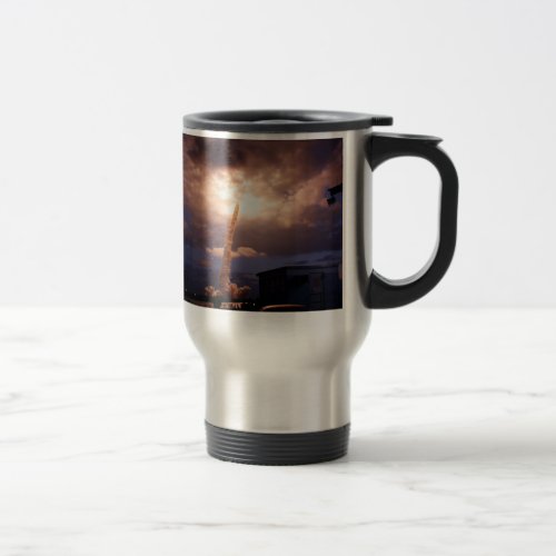 Space Shuttle Challenger Launch Travel Mug