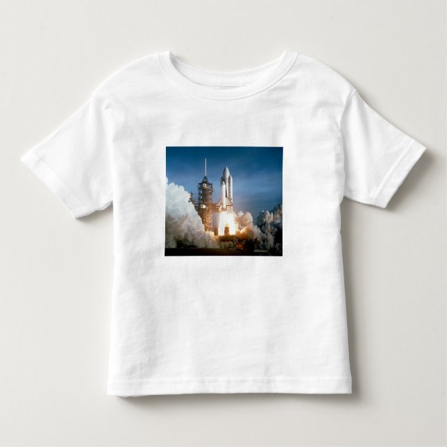Space Shuttle Columbia Blasts Off Toddler T-shirt (Front)