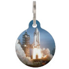 pet tags shape rocket