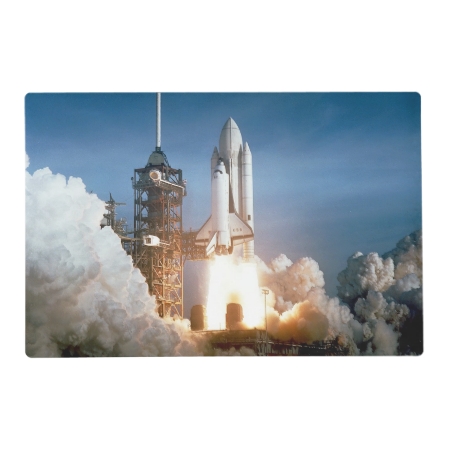 Space Shuttle Columbia Launching Placemat