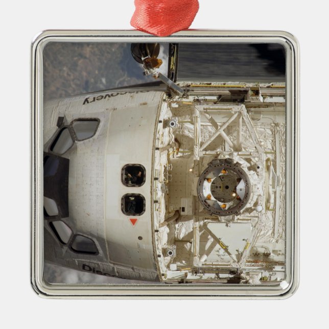 Space Shuttle Discovery 12 Metal Ornament (Front)
