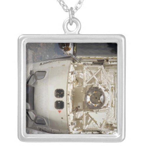 Space Shuttle Discovery 12 Silver Plated Necklace
