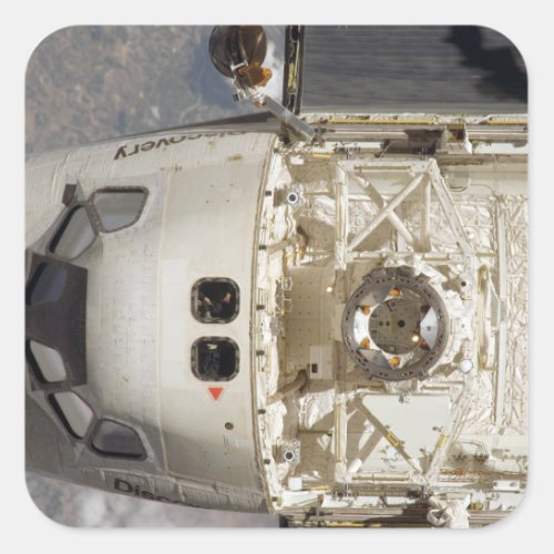 Space Shuttle Discovery 12 Square Sticker