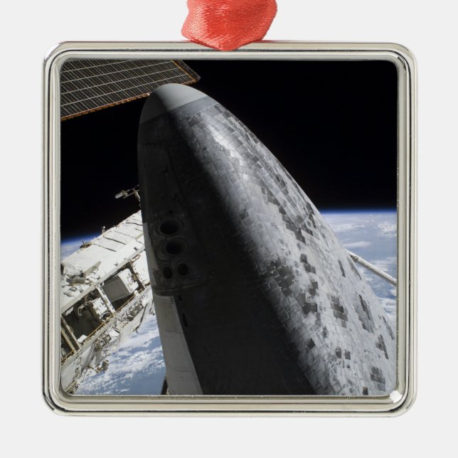 Space Shuttle Discovery 14 Metal Ornament (Front)
