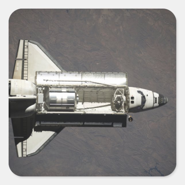 Space Shuttle Discovery 2 Square Sticker (Front)