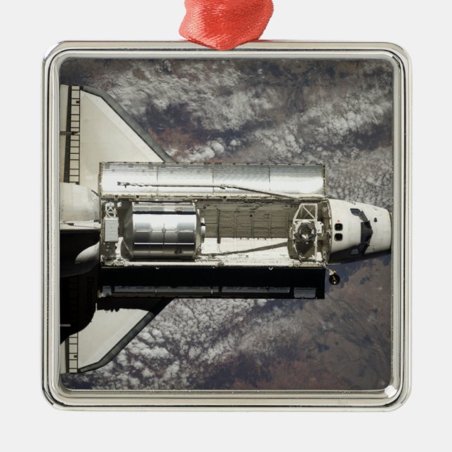 Space Shuttle Discovery 3 Metal Ornament (Front)
