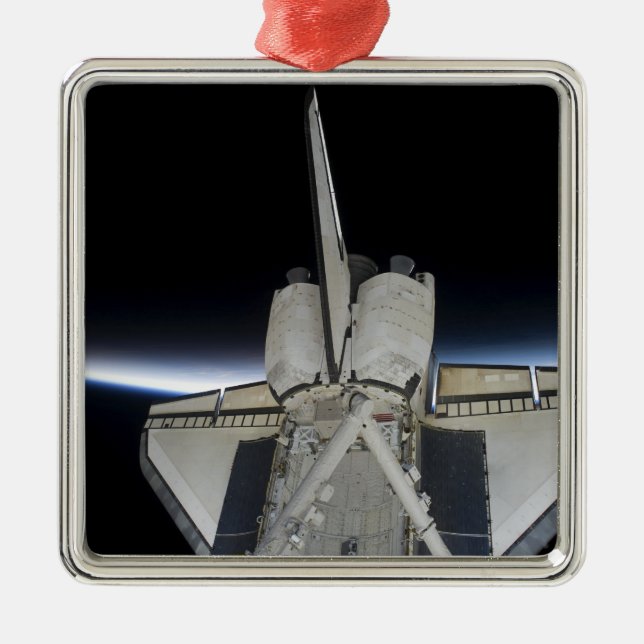 Space Shuttle Discovery 6 Metal Ornament (Front)