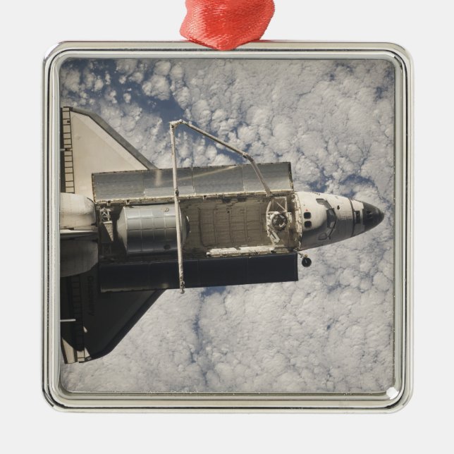 Space Shuttle Discovery 7 Metal Ornament (Front)