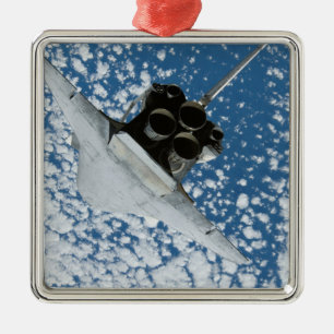 Space Shuttle Discovery 8 Metal Ornament