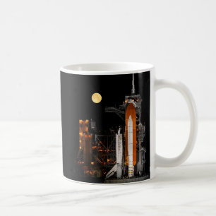 Space Shuttle Discovery and Moon Coffee Mug