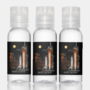 Space Shuttle Discovery and Moon Hand Sanitizer