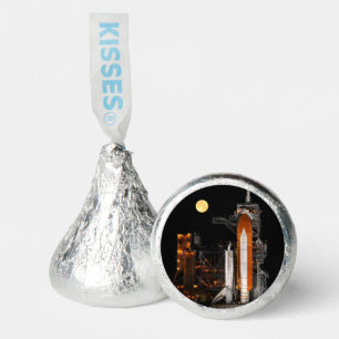 Space Shuttle Discovery and Moon Hershey®'s Kisses®