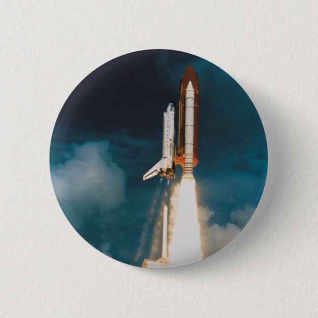 Space Shuttle Discovery Blast Off Button (Front)