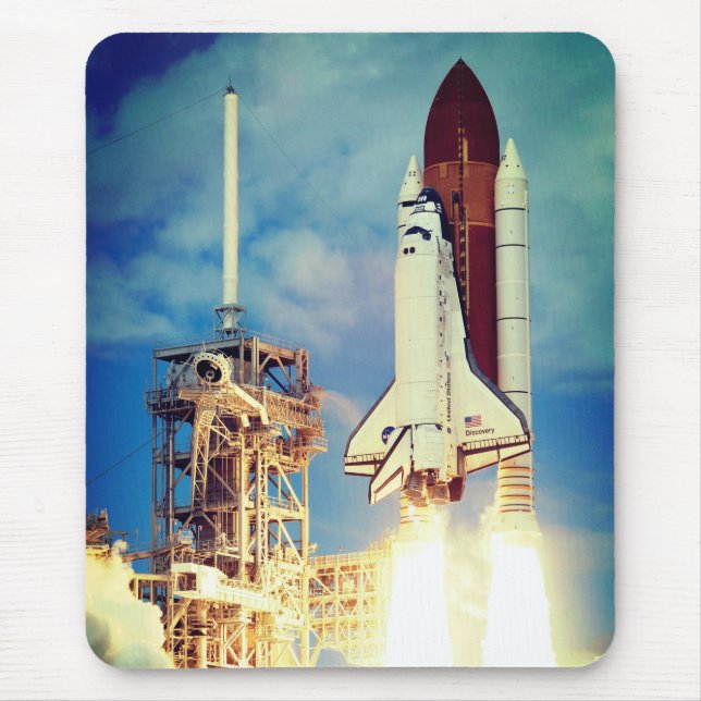 Space Shuttle Discovery Launch Mouse Pad (Front)