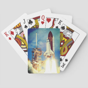 Space Shuttle Discovery Launch Poker Cards