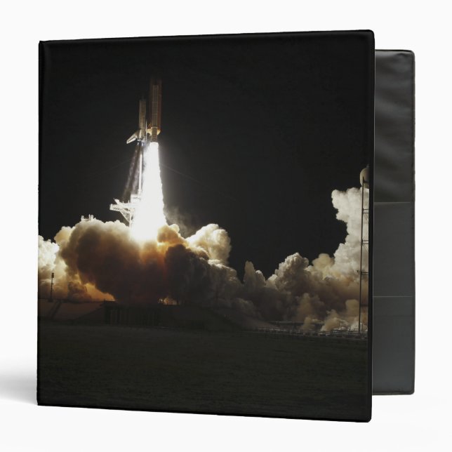 Space shuttle Discovery lifts off 3 Ring Binder (Front/Inside)