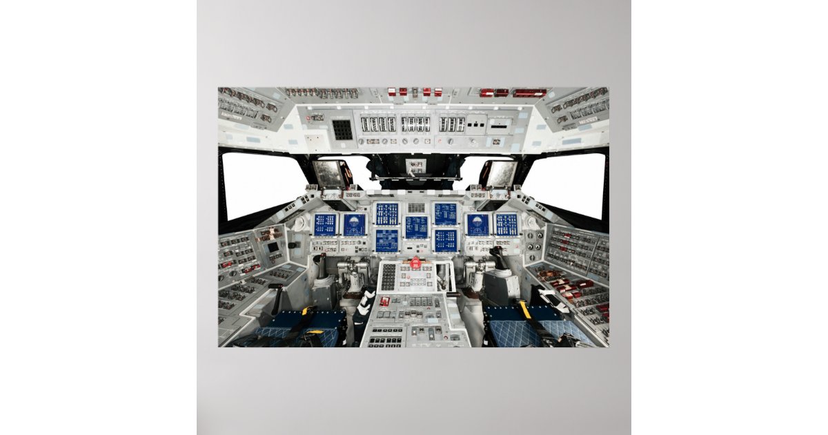 space shuttle cockpit diagram