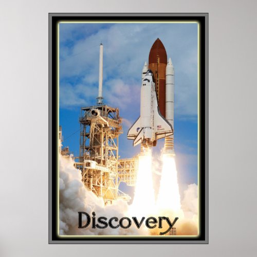 Space Shuttle Discovery Poster