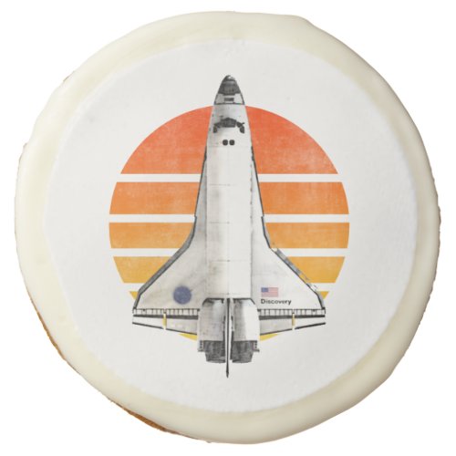 Space Shuttle Discovery Sugar Cookie