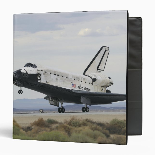 Space Shuttle Discovery's main landing gear 3 Ring Binder (Front/Inside)