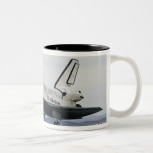 Space Shuttle Discovery's main landing gear Two-Tone Coffee Mug