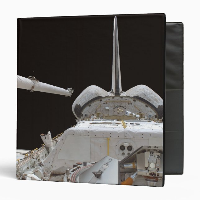 Space Shuttle Discovery's payload bay Binder (Front/Inside)