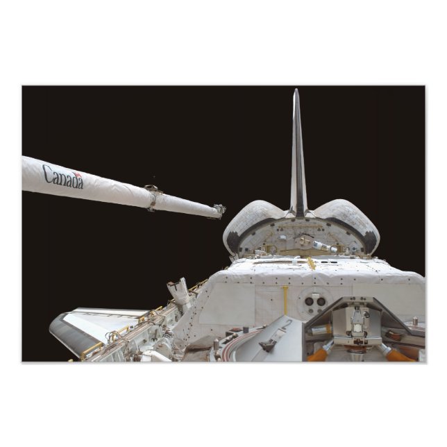 Space Shuttle Discovery's payload bay Photo Print (Front)
