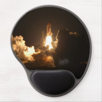 Space Shuttle Earth Orbital Spacecraft Night Canva Gel Mouse Pad