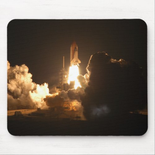 Space Shuttle Earth Orbital Spacecraft Night Canva Mouse Pad