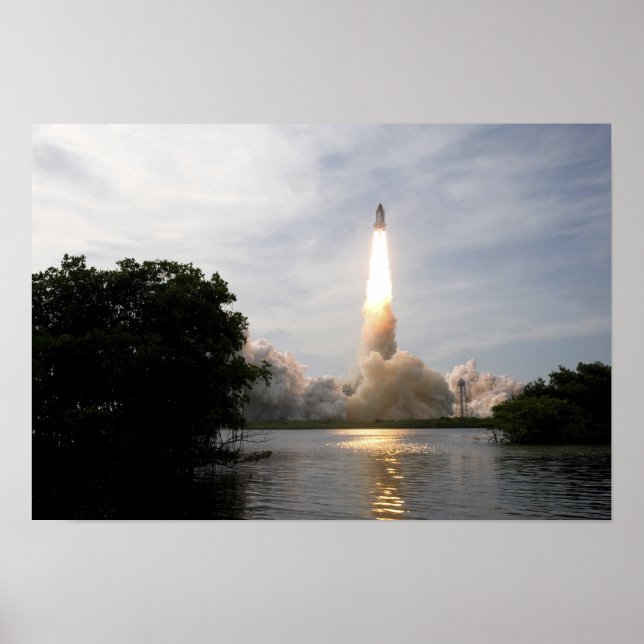Space Shuttle Endeavor lifts off 2 Poster (Front)