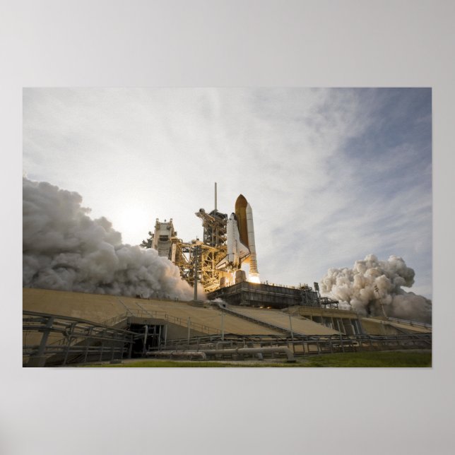 Space Shuttle Endeavor lifts off 3 Poster (Front)