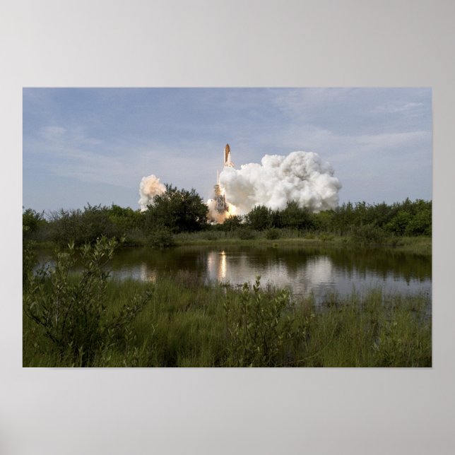 Space Shuttle Endeavor lifts off 4 Poster (Front)